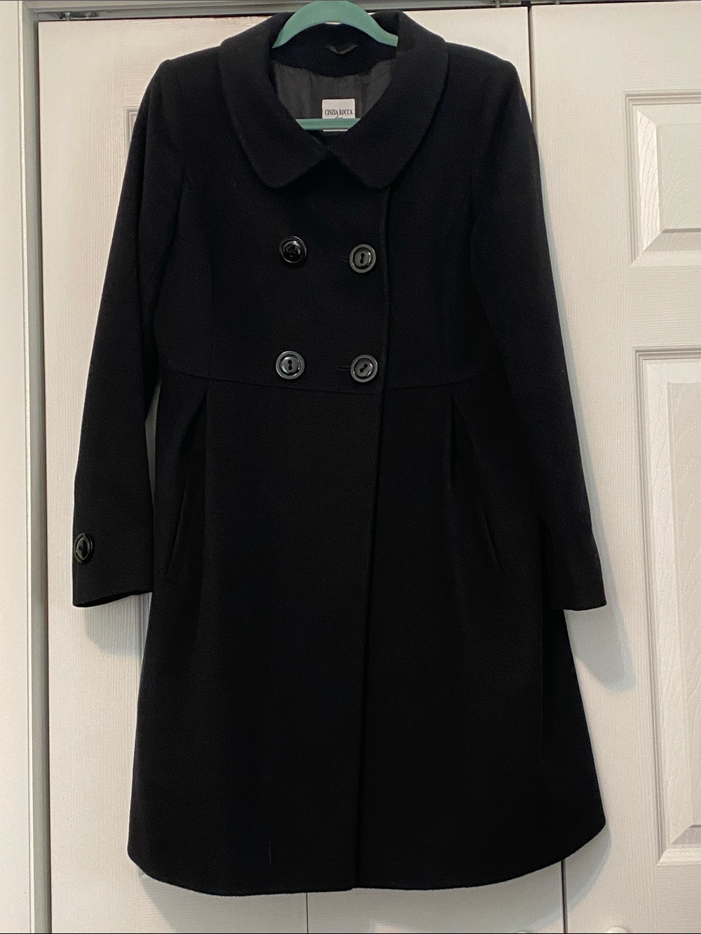 Cinzia Rocca Due Wool Cashmere Peacoat size 10